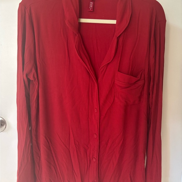 Red Pajama Set - Picture 2 of 5